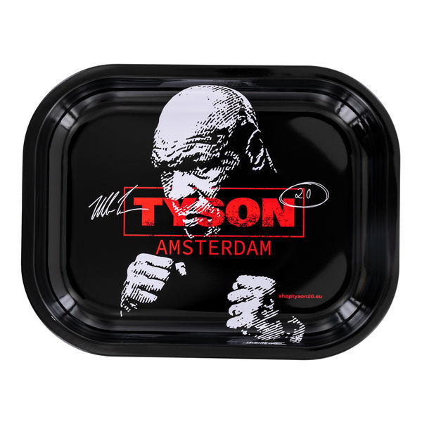 Metallinen rullaustarjotin, musta "Boxing Mike" (TYSON 2.0)