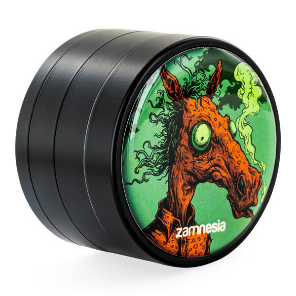 Blazing Beasts -metallinen grinderi -mallisto (Zamnesia) – 4-osainen Ø50 mm
