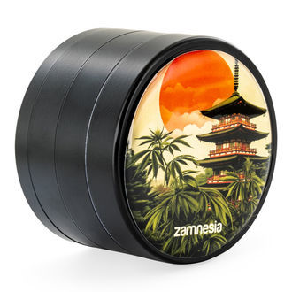 Rising Sun -metallinen grinderikokoelma (Zamnesia) – 4-osainen Ø50 mm