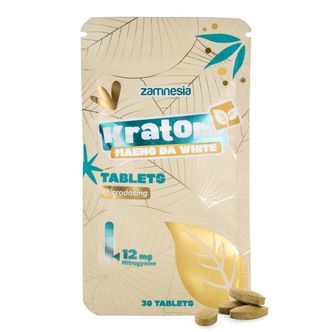 Kratom-tabletit &ndash; Maeng Da White (Zamnesia)