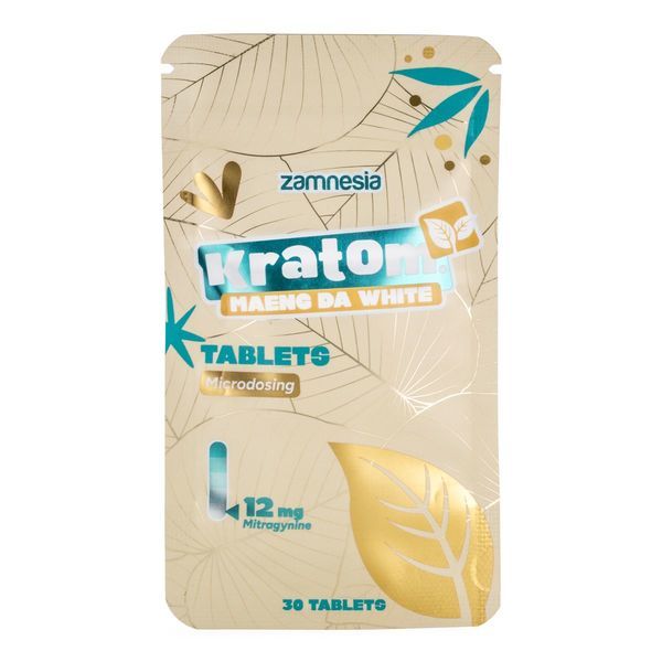 Kratomin mikroannostelutabletit – Maeng Da White (Zamnesia)