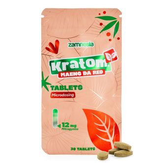 Kratom-tabletit &ndash; Maeng Da Red (Zamnesia)