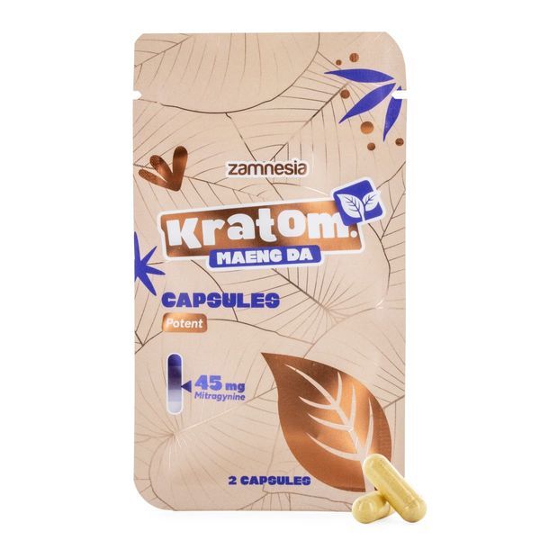 Kratom-kapselit – 45 mg uutetta (Zamnesia)
