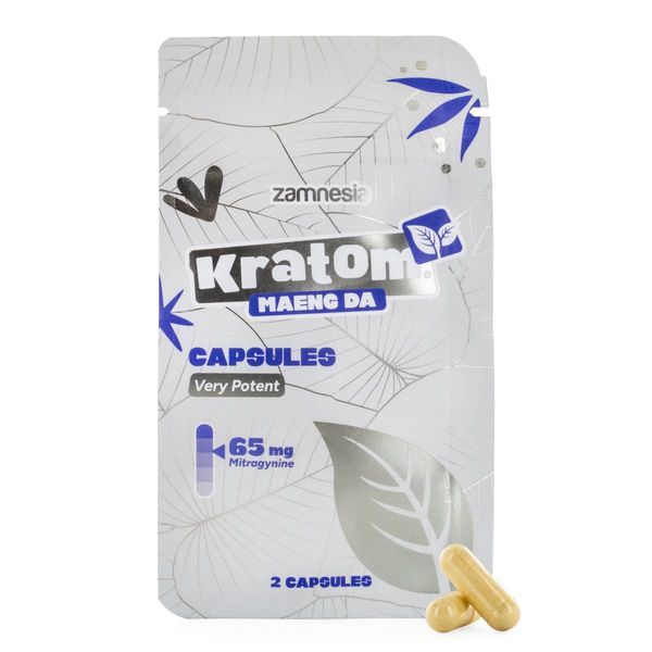 Kratom-kapselit – 65 mg uutetta (Zamnesia)