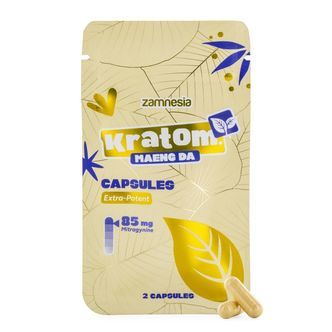 Kratom-kapselit &ndash; 85 mg uutetta (Zamnesia)