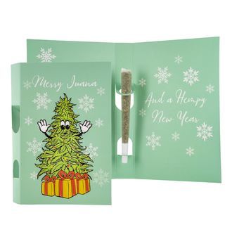 Joulukortti "Merry Juana"