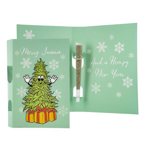 Joulukortti "Merry Juana"