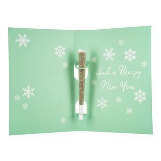 Joulukortti "Merry Juana"