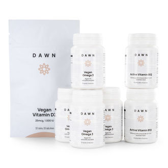 Vegaanin v&auml;ltt&auml;m&auml;tt&ouml;myyspaketti (Dawn Nutrition)