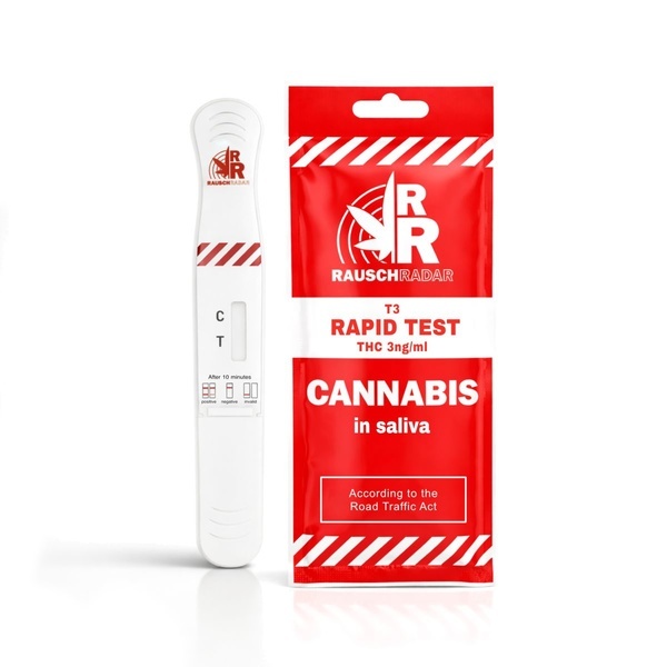 RauschRadar® kannabiksen sylkitesti (3,5 ng/ml)