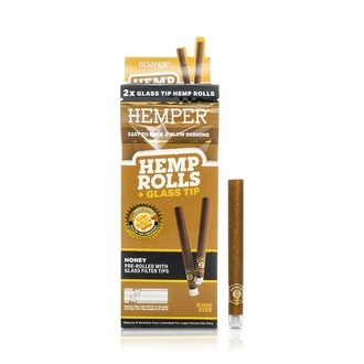 King size -rullat + lasinen filtteri 2 kpl (Hemper)