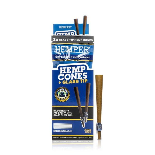 King Size -tuutit + lasiset filtterit 2 kpl (Hemper)