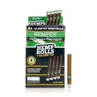 Minirullat + lasinen filtteri 4 kpl (Hemper)