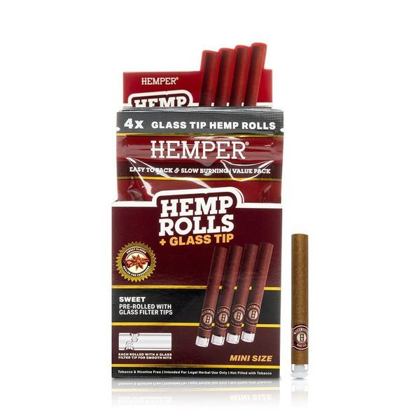 Minirullat + lasinen filtteri 4 kpl (Hemper)