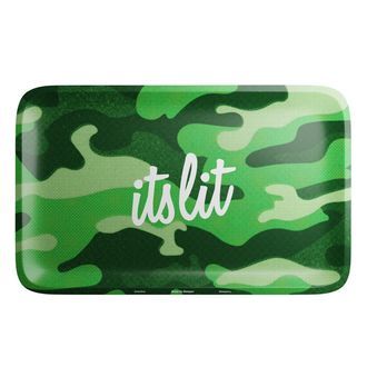 It's Lit! Vaaleanvihreä camo-rullaustarjotin (Hemper)