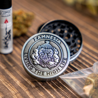 High Life -metallinen grinderi (Zamnesia)
