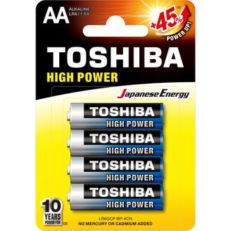 Toshiba AA -alkaliparisto