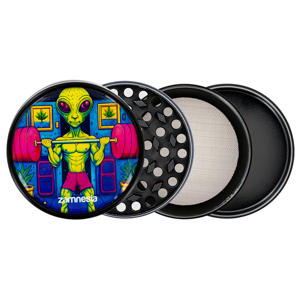 Area 420 metallinen grinderi -mallisto (Zamnesia) – 4-osainen Ø63 mm