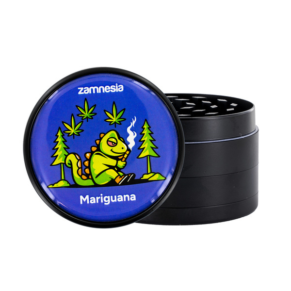 Puff Pals -metallinen grinderikokoelma (Zamnesia) – 4-osainen Ø63 mm