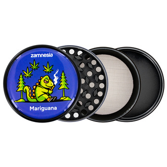 Puff Pals -metallinen grinderikokoelma (Zamnesia) – 4-osainen Ø63 mm