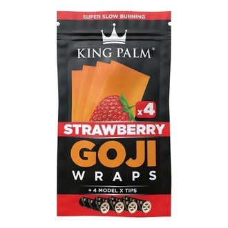 Goji Wraps & Filter Tips 4 kpl (King Palm)