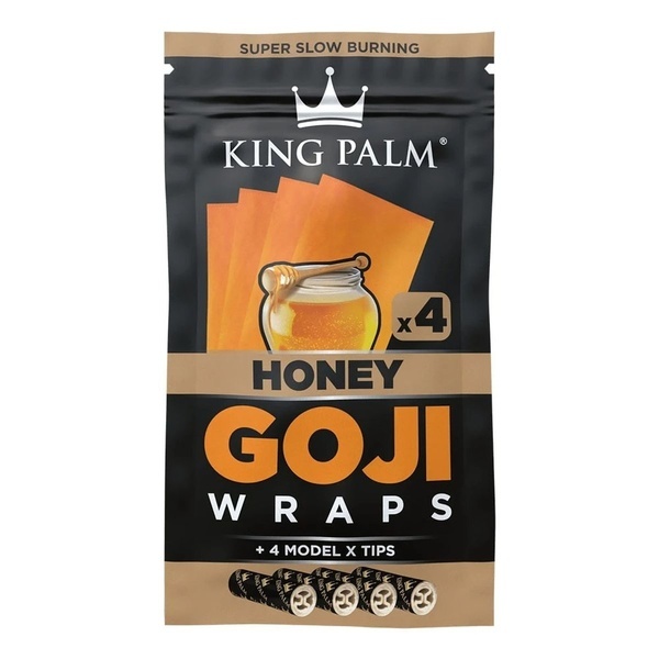 Goji Wraps & Filter Tips 4 kpl (King Palm)