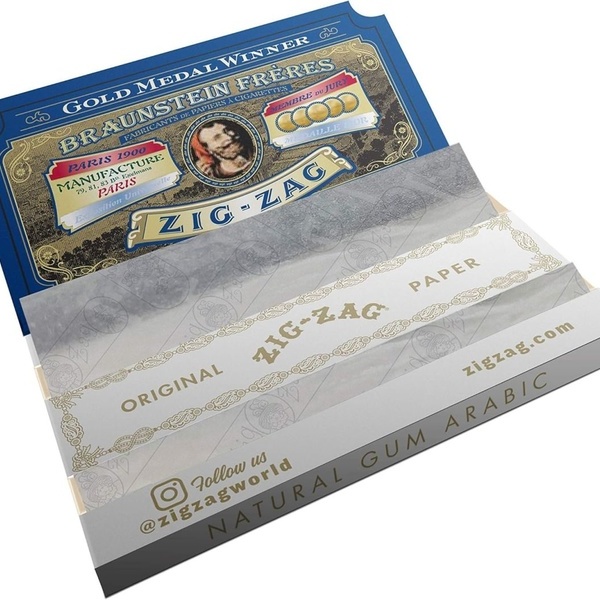 Zig-Zagin Original White -sätkäpaperit