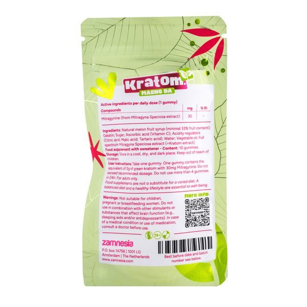 Kratom-purukumit 30 mg (Zamnesia)