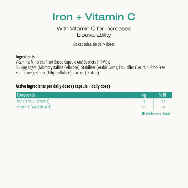 Rauta + C-vitamiini (Cibdol)