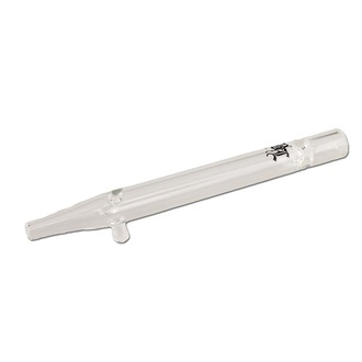One Hitter -lasipiippu suukappaleella ja roll stop -pys&auml;yttimell&auml; (Black Leaf)