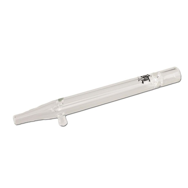 One Hitter -lasipiippu suukappaleella ja roll stop -pysäyttimellä (Black Leaf)