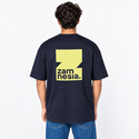 T-shirt navy - yellow logo Zamnesia
