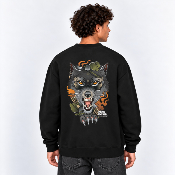 TRIBE sweater - Guardian Wolf