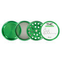 Metallinen grinderi Black Leaf THC (4 osaa)