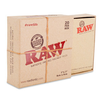 RAW silikonipinnoitettu pergamiinipussi (20 kpl)
