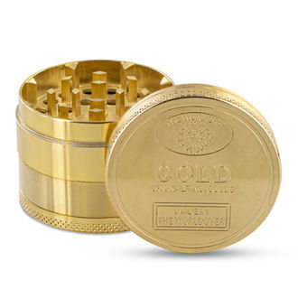Metallinen grinderi 24K-kultaa