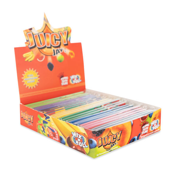 Juicy Jay's King Size Slim Mix 'n' Roll (24 pakkausta)