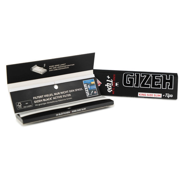 Gizeh King Size Slim -sätkäpaperit + filtterit