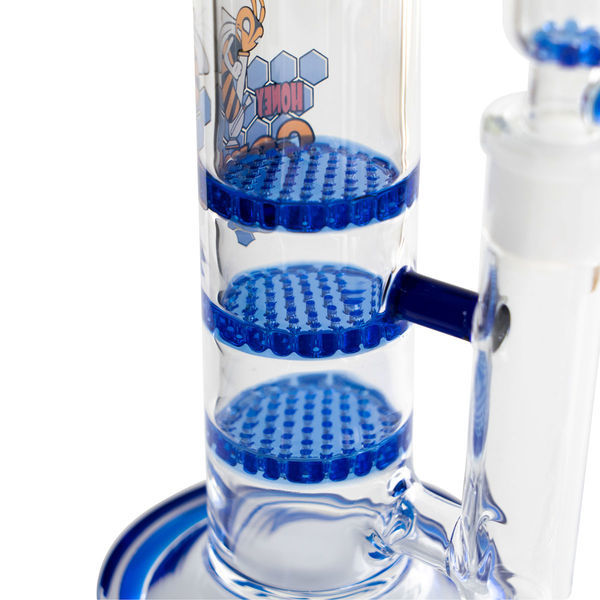 Lasinen bongi 'Triple HoneyComb'