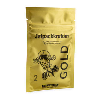 Jetpackkratom GOLD 80 mg -uutekapselit
