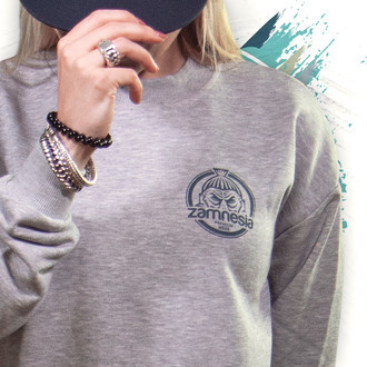 Zamnesia crop top -collegepaita | naiset
