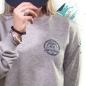Zamnesia crop top -collegepaita | naiset