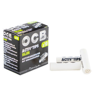 OCB Activ'Tips Slim -aktiivihiilifiltterit