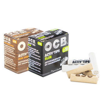 OCB Activ'Tips Slim -aktiivihiilifiltterit
