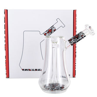 Lasinen bubbler (K. Haring)