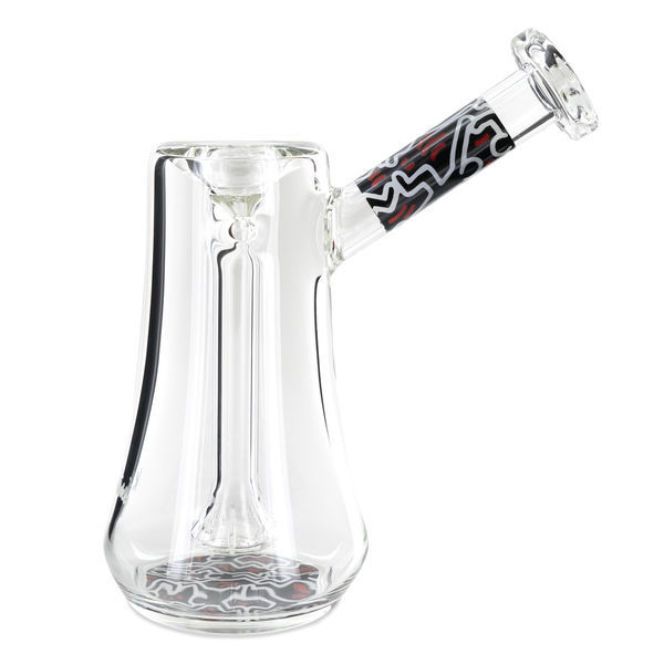 Lasinen bubbler (K. Haring)