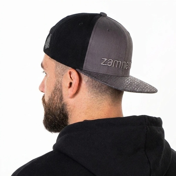 Zamnesia snapback -lippis, harmaa