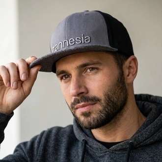 Zamnesia snapback -lippis, harmaa