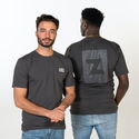 Zamnesia Icon -graafinen t-paita | harmaa