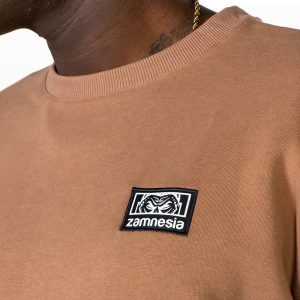 Zamnesia Icon -collegepaita | ruskea